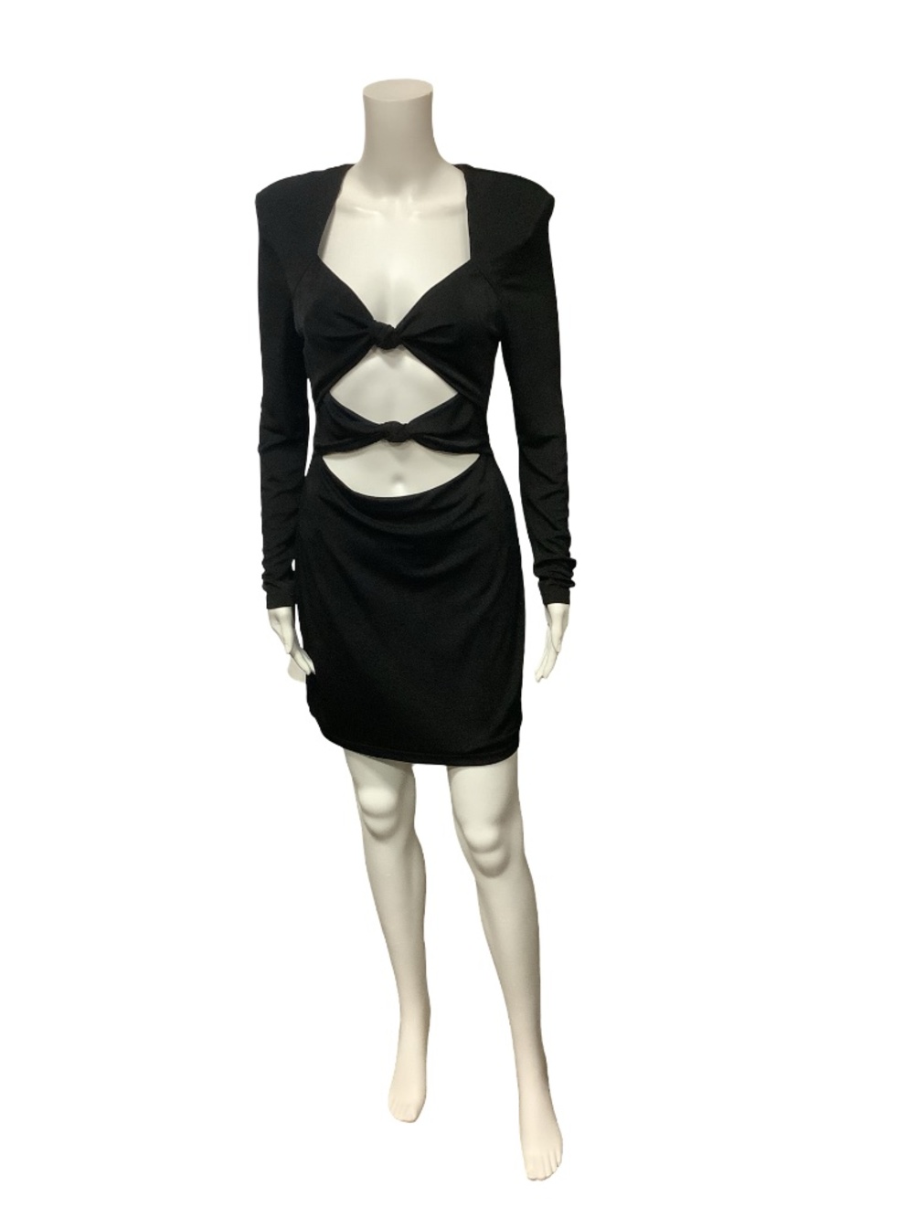 Misha Cut Out Jersey Mini Dress Size: M / 8